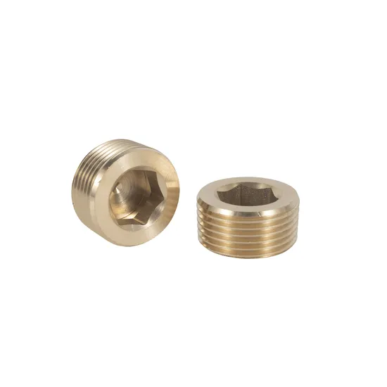  Quick Brass Hex Pipe Fitting Internal Hex Thread Socket Plug